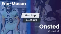 Matchup: Erie-Mason High vs. Onsted  2018