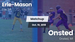 Matchup: Erie-Mason High vs. Onsted  2018
