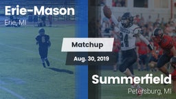 Matchup: Erie-Mason High vs. Summerfield  2019