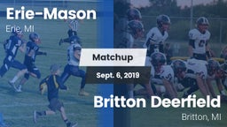 Matchup: Erie-Mason High vs. Britton Deerfield 2019