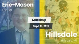 Matchup: Erie-Mason High vs. Hillsdale  2019
