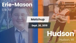 Matchup: Erie-Mason High vs. Hudson  2019