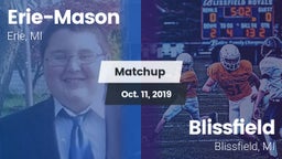 Matchup: Erie-Mason High vs. Blissfield  2019