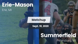 Matchup: Erie-Mason High vs. Summerfield  2020