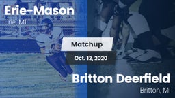 Matchup: Erie-Mason High vs. Britton Deerfield 2020