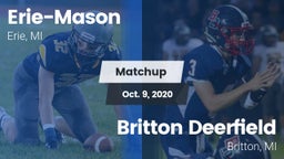 Matchup: Erie-Mason High vs. Britton Deerfield 2020