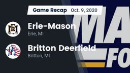 Recap: Erie-Mason  vs. Britton Deerfield 2020