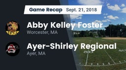 Recap: Abby Kelley Foster vs. Ayer-Shirley Regional  2018