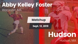 Matchup: Abby Kelley Foster vs. Hudson  2019