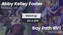 Matchup: Abby Kelley Foster vs. Bay Path RVT  2019