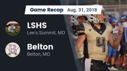 Recap: LSHS vs. Belton  2018