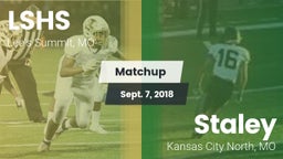 Matchup: LSHS vs. Staley  2018