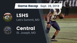 Recap: LSHS vs. Central  2018