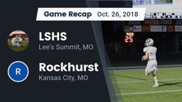 Recap: LSHS vs. Rockhurst  2018