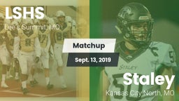 Matchup: LSHS vs. Staley  2019