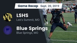 Recap: LSHS vs. Blue Springs  2019