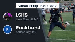 Recap: LSHS vs. Rockhurst  2019