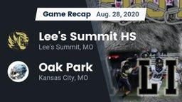 Recap: Lee's Summit HS vs. Oak Park  2020