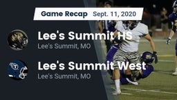 Recap: Lee's Summit HS vs. Lee's Summit West  2020