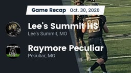 Recap: Lee's Summit HS vs. Raymore Peculiar  2020