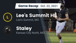 Recap: Lee's Summit HS vs. Staley  2021