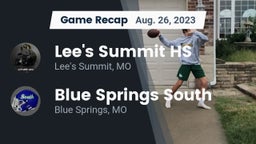 Recap: Lee's Summit HS vs. Blue Springs South  2023