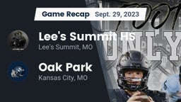 Recap: Lee's Summit HS vs. Oak Park  2023
