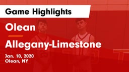 Olean  vs Allegany-Limestone  Game Highlights - Jan. 10, 2020