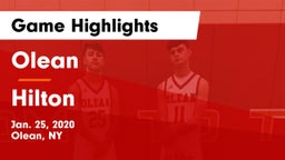 Olean  vs Hilton  Game Highlights - Jan. 25, 2020