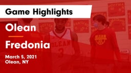 Olean  vs Fredonia  Game Highlights - March 5, 2021
