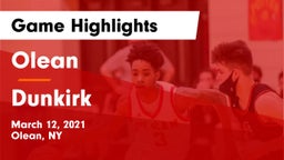 Olean  vs Dunkirk  Game Highlights - March 12, 2021