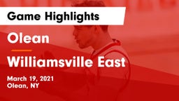 Olean  vs Williamsville East  Game Highlights - March 19, 2021