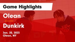 Olean  vs Dunkirk  Game Highlights - Jan. 20, 2023