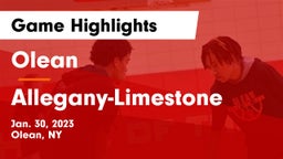 Olean  vs Allegany-Limestone  Game Highlights - Jan. 30, 2023