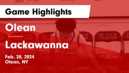 Olean  vs Lackawanna  Game Highlights - Feb. 28, 2024