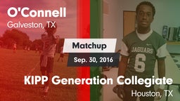 Matchup: O'Connell High vs. KIPP Generation Collegiate 2016