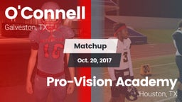 Matchup: O'Connell High vs. Pro-Vision Academy  2017