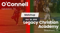 Matchup: O'Connell High vs. Legacy Christian Academy  2018