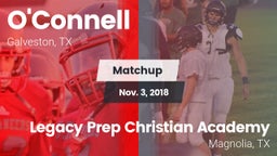 Matchup: O'Connell High vs. Legacy Prep Christian Academy 2018