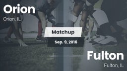 Matchup: Orion  vs. Fulton  2016