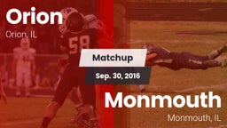 Matchup: Orion  vs. Monmouth  2016