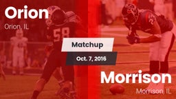 Matchup: Orion  vs. Morrison  2016