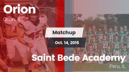 Matchup: Orion  vs. Saint Bede Academy 2016