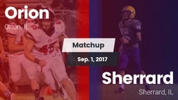 Matchup: Orion  vs. Sherrard  2017