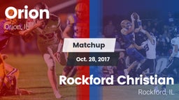 Matchup: Orion  vs. Rockford Christian  2017