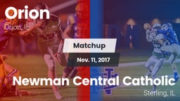 Matchup: Orion  vs. Newman Central Catholic  2017