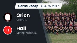 Recap: Orion  vs. Hall  2017