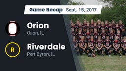 Recap: Orion  vs. Riverdale  2017