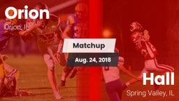 Matchup: Orion  vs. Hall  2018