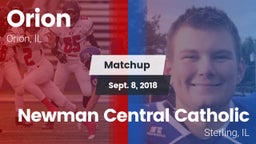 Matchup: Orion  vs. Newman Central Catholic  2018